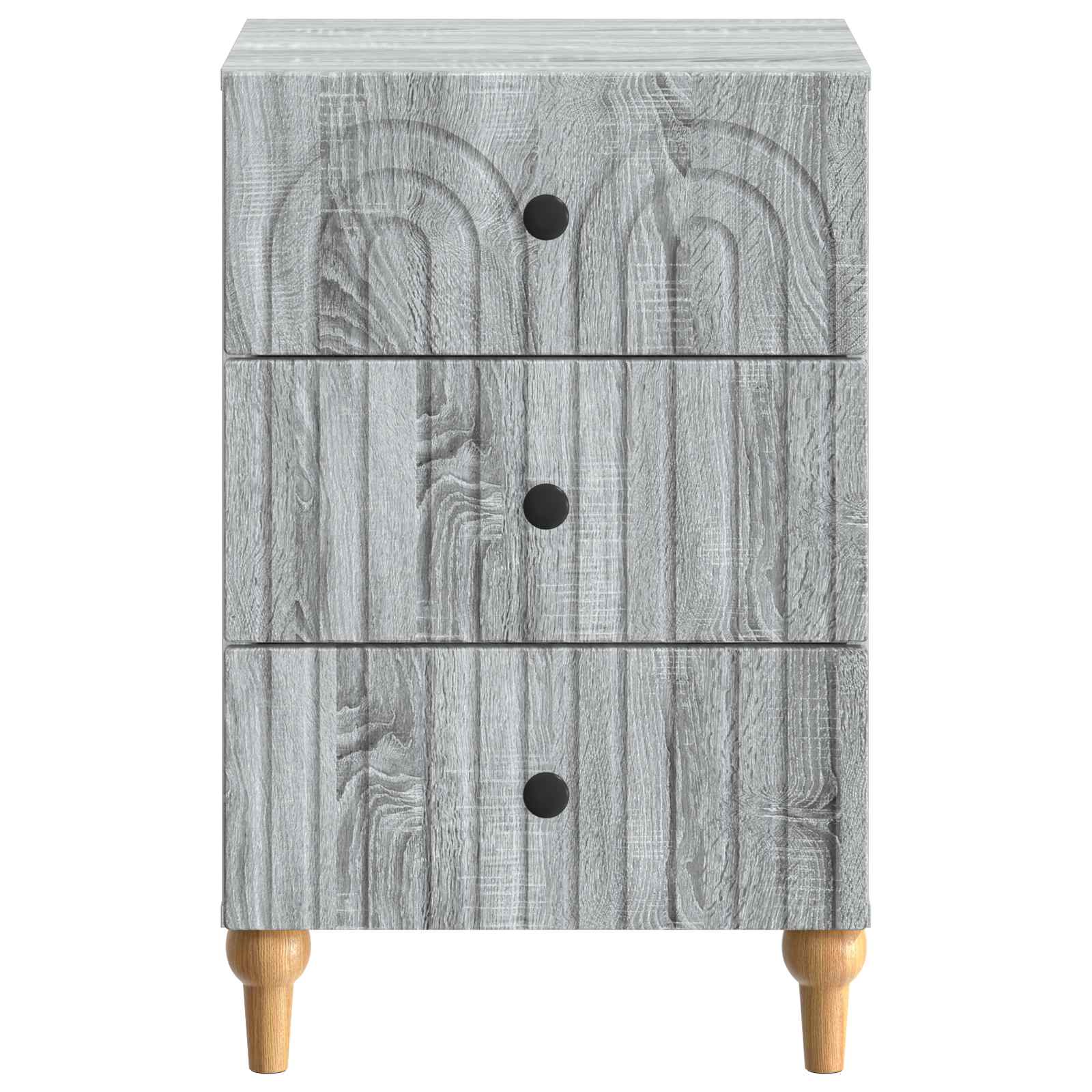 Κομοδίνο Γκρι Sonoma 43x 41 x 66,5 εκ Επεξεργασμένο Ξύλο - Pakobazaar