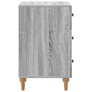 Κομοδίνο Γκρι Sonoma 43x 41 x 66,5 εκ Επεξεργασμένο Ξύλο - Pakobazaar