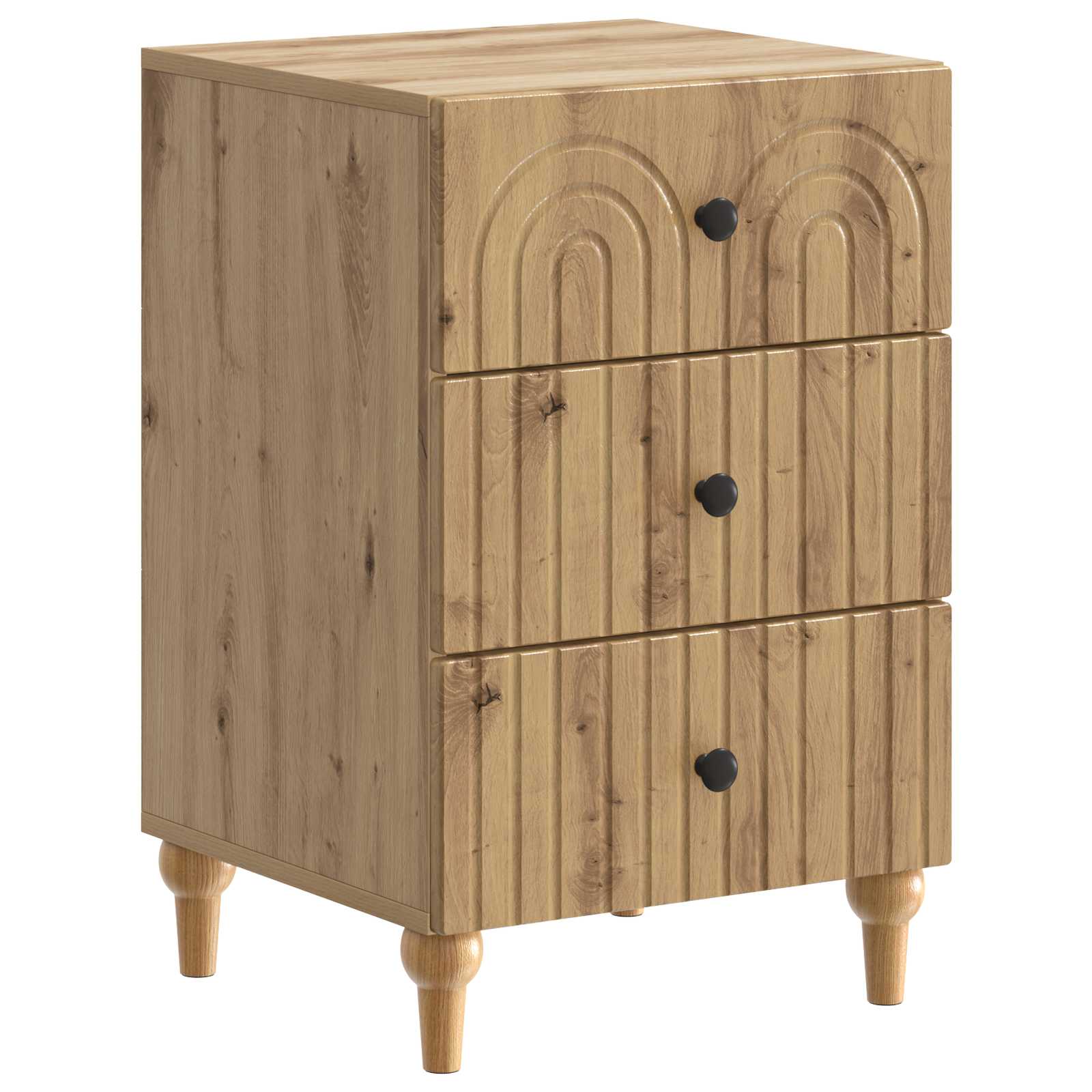 Κομοδίνο Artisan Δρυς 43x 41 x 66,5 εκ Επεξεργασμένο Ξύλο - Pakobazaar