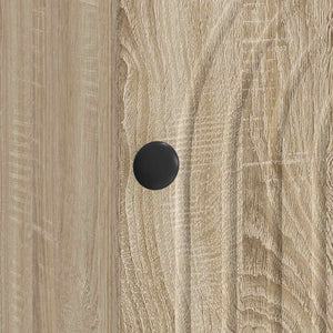 Κομοδίνο 2 pcs Sonoma Δρυς 43 x 34,5 x 50 εκ Επεξεργασμένο Ξύλο - Pakobazaar