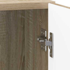 Κομοδίνο 2 pcs Sonoma Δρυς 43 x 34,5 x 50 εκ Επεξεργασμένο Ξύλο - Pakobazaar