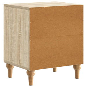 Κομοδίνο 2 pcs Sonoma Δρυς 43 x 34,5 x 50 εκ Επεξεργασμένο Ξύλο - Pakobazaar