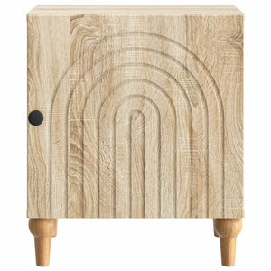 Κομοδίνο 2 pcs Sonoma Δρυς 43 x 34,5 x 50 εκ Επεξεργασμένο Ξύλο - Pakobazaar