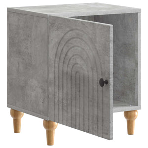 Κομοδίνο 2 pcs Γκρι Σκυροδέματος 43 x 34,5 x 50 εκ - Pakobazaar
