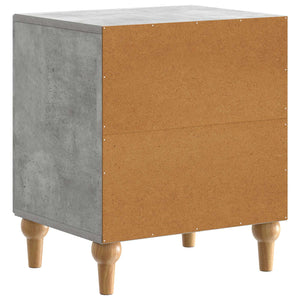 Κομοδίνο 2 pcs Γκρι Σκυροδέματος 43 x 34,5 x 50 εκ - Pakobazaar