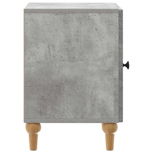 Κομοδίνο 2 pcs Γκρι Σκυροδέματος 43 x 34,5 x 50 εκ - Pakobazaar