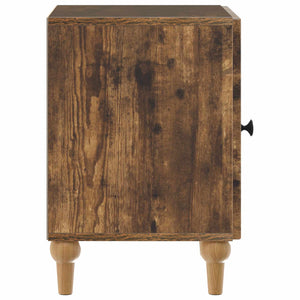 Κομοδίνο 2 pcs Καπνισμένο Ξύλο Δρυός 43 x 34,5 x 50 εκ - Pakobazaar