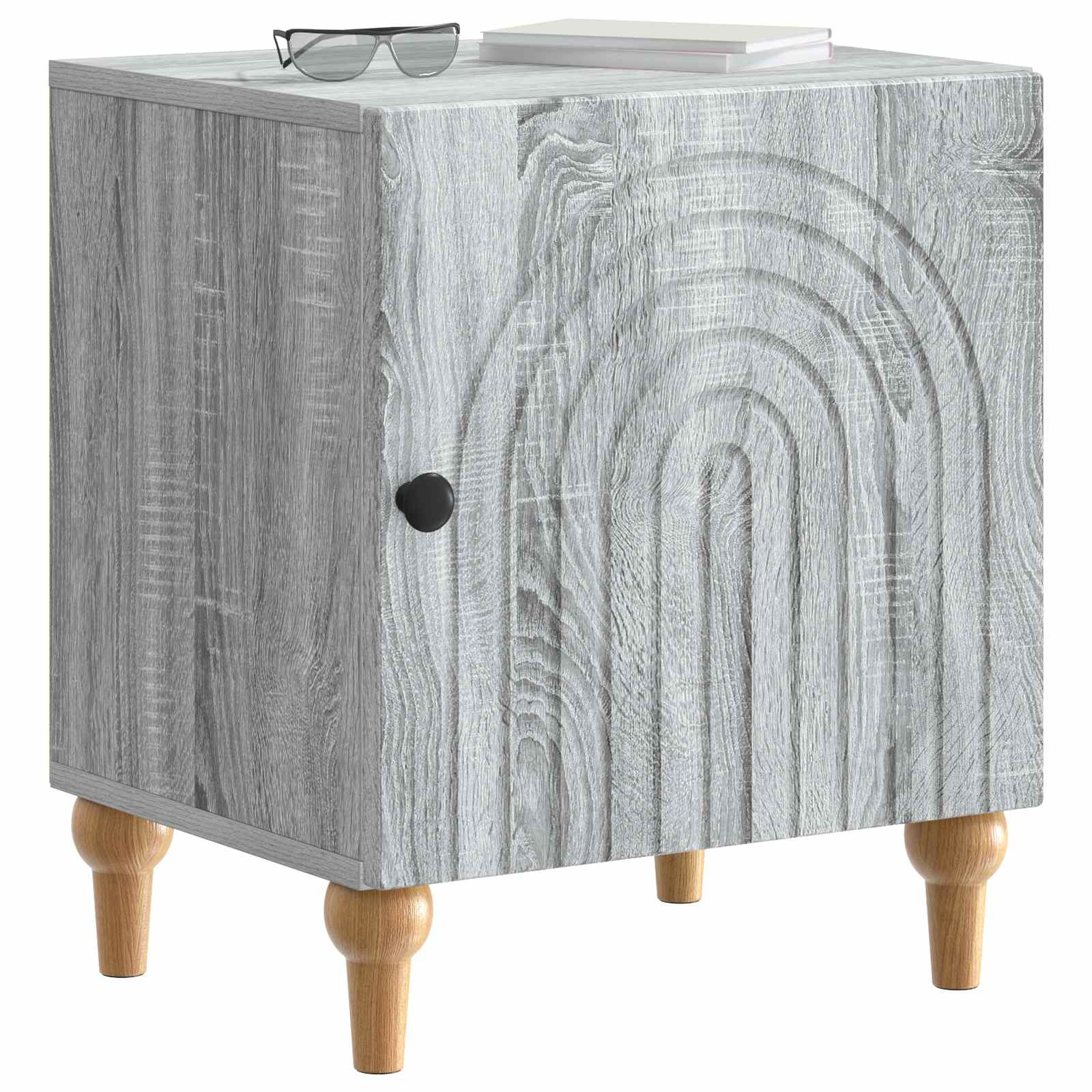 Κομοδίνο 2 pcs Γκρι Sonoma 43 x 34,5 x 50 εκ Επεξεργασμένο Ξύλο - Pakobazaar