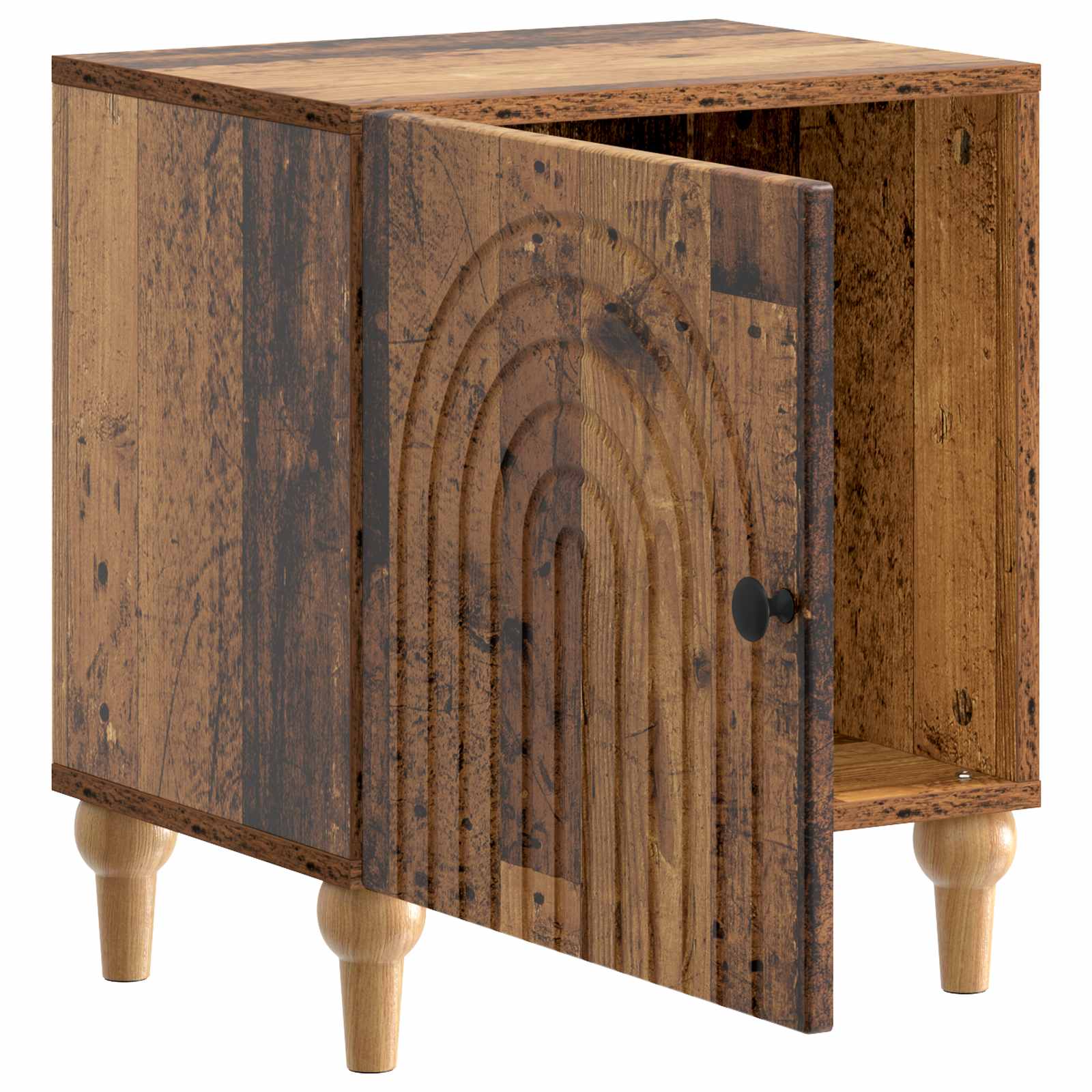 Κομοδίνο 2 pcs Παλαιωμένο ξύλο 43 x 34,5 x 50 εκ - Pakobazaar