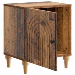 Κομοδίνο 2 pcs Παλαιωμένο ξύλο 43 x 34,5 x 50 εκ - Pakobazaar