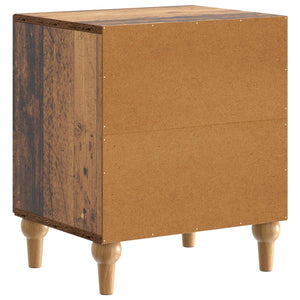 Κομοδίνο 2 pcs Παλαιωμένο ξύλο 43 x 34,5 x 50 εκ - Pakobazaar