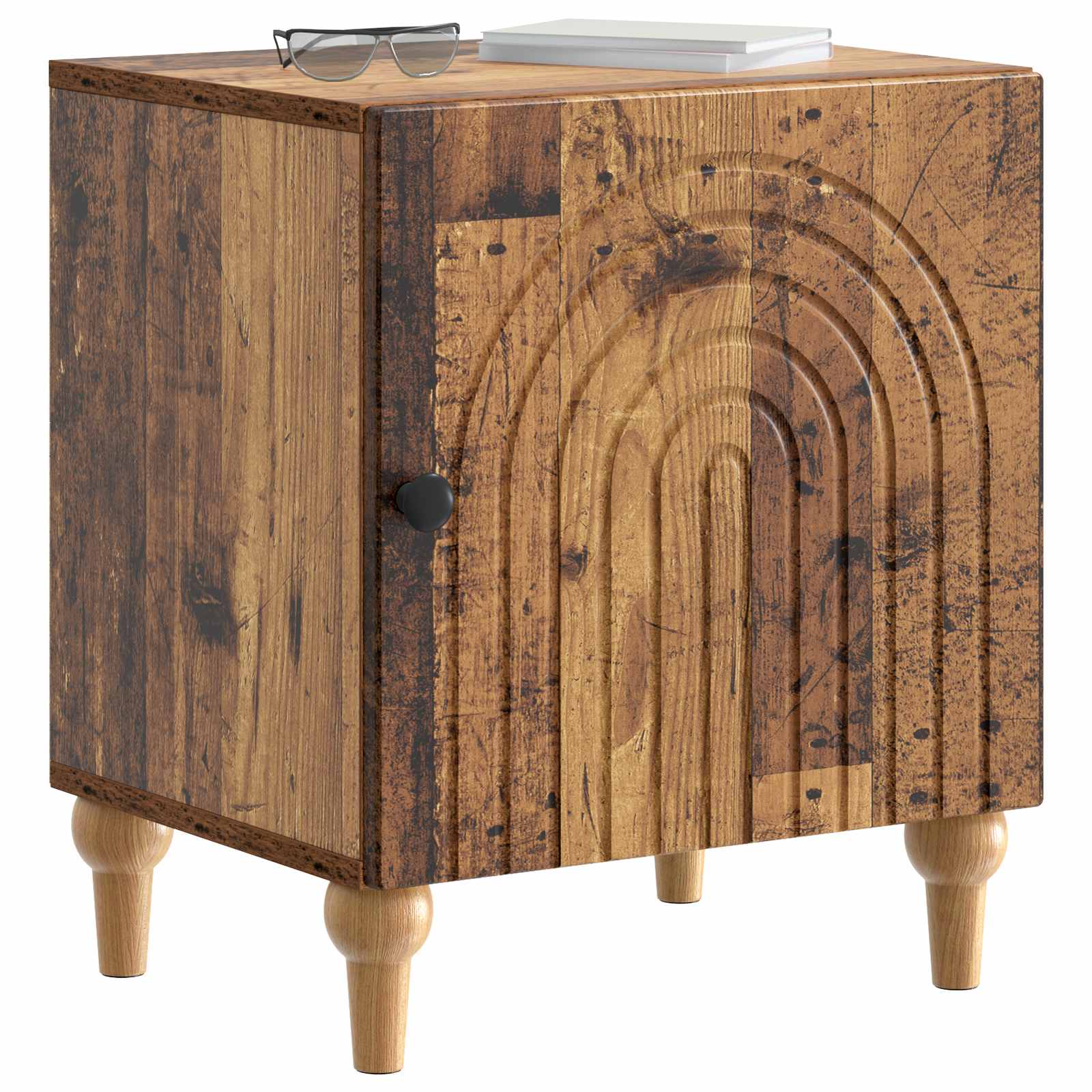 Κομοδίνο 2 pcs Παλαιωμένο ξύλο 43 x 34,5 x 50 εκ - Pakobazaar