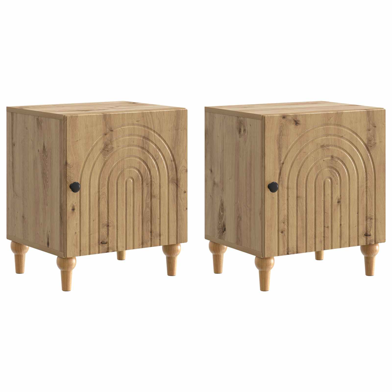 Κομοδίνο 2 pcs Artisan Δρυς 43 x 34,5 x 50 εκ - Pakobazaar
