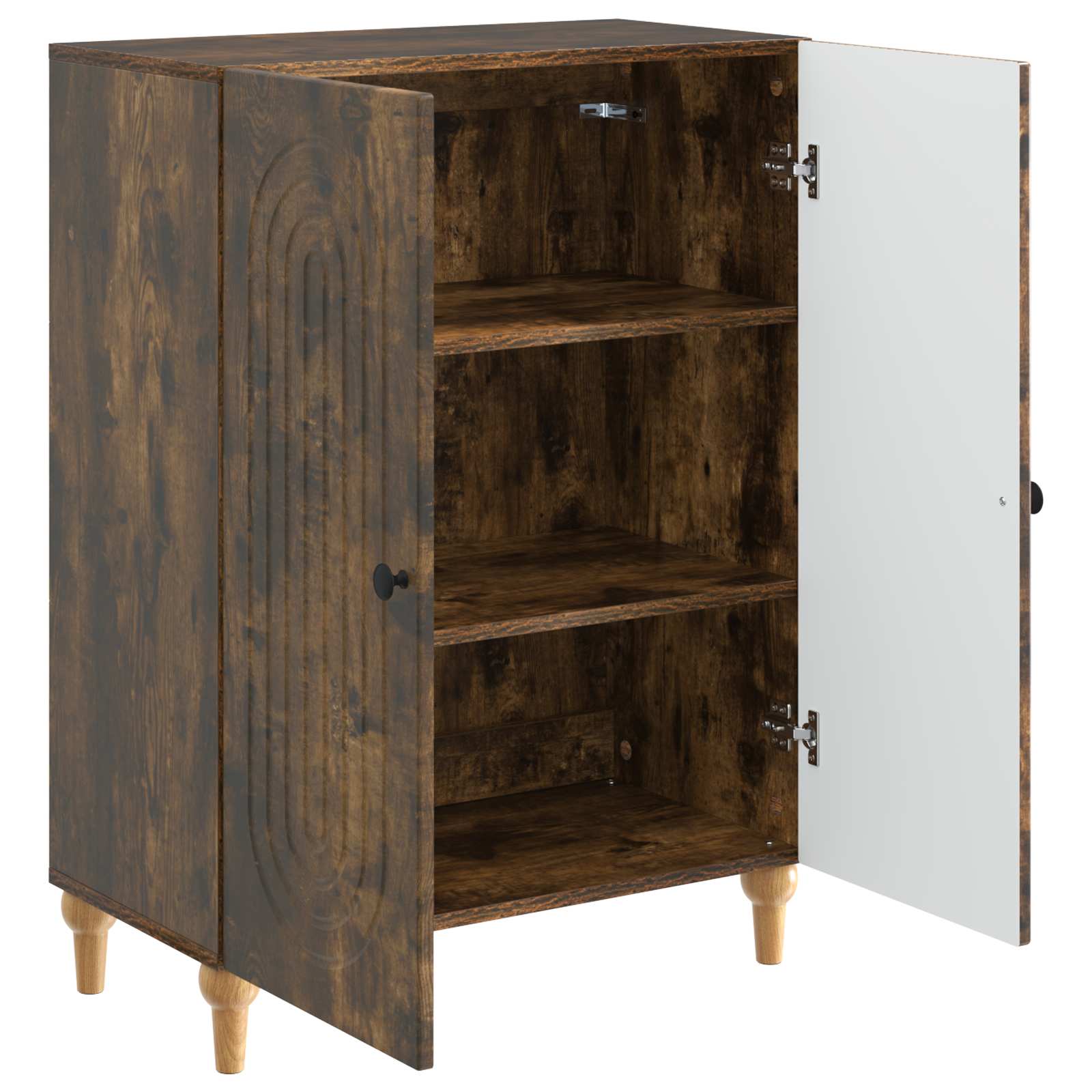 Πλαϊνό γραφείο Καπνισμένο Ξύλο Δρυός 66 x 34,5 x 90 εκ - Pakobazaar