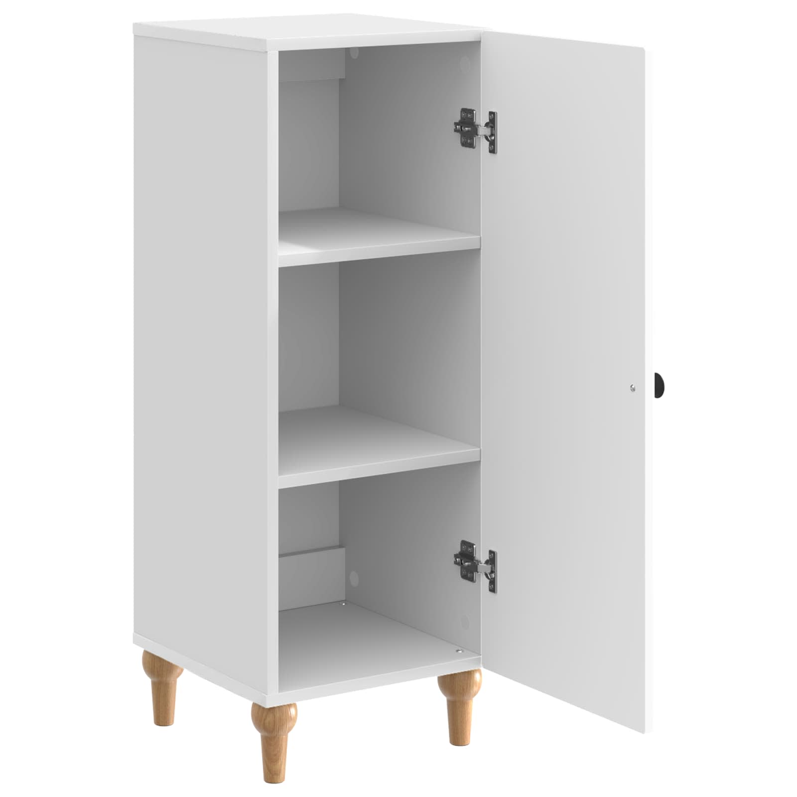 Πλαϊνό γραφείο Γυαλιστερό Λευκό 33 x 34,5 x 90 εκ - Pakobazaar