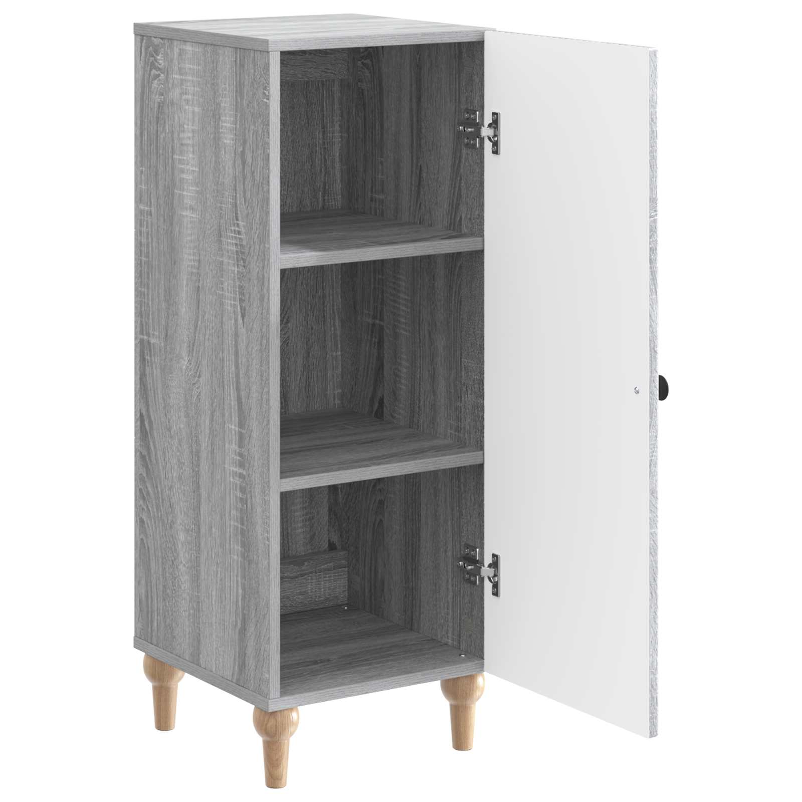 Πλαϊνό γραφείο Γκρι Sonoma 33 x 34,5 x 90 εκ Επεξεργασμένο Ξύλο - Pakobazaar
