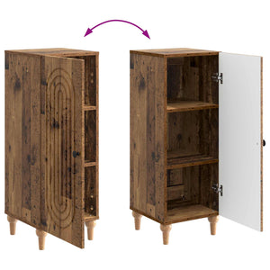 Πλαϊνό γραφείο Παλαιωμένο ξύλο 33 x 34,5 x 90 εκ - Pakobazaar