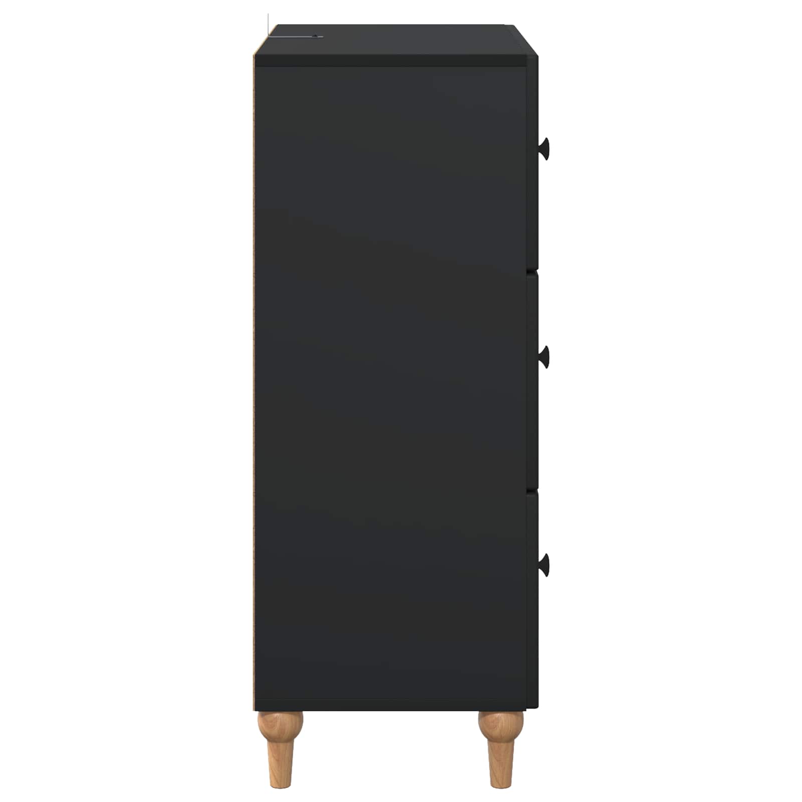 Ντουλάπι με Συρτάρια Μαύρο 66 x 34,5 x 90 εκ Επεξεργασμένο Ξύλο - Pakobazaar