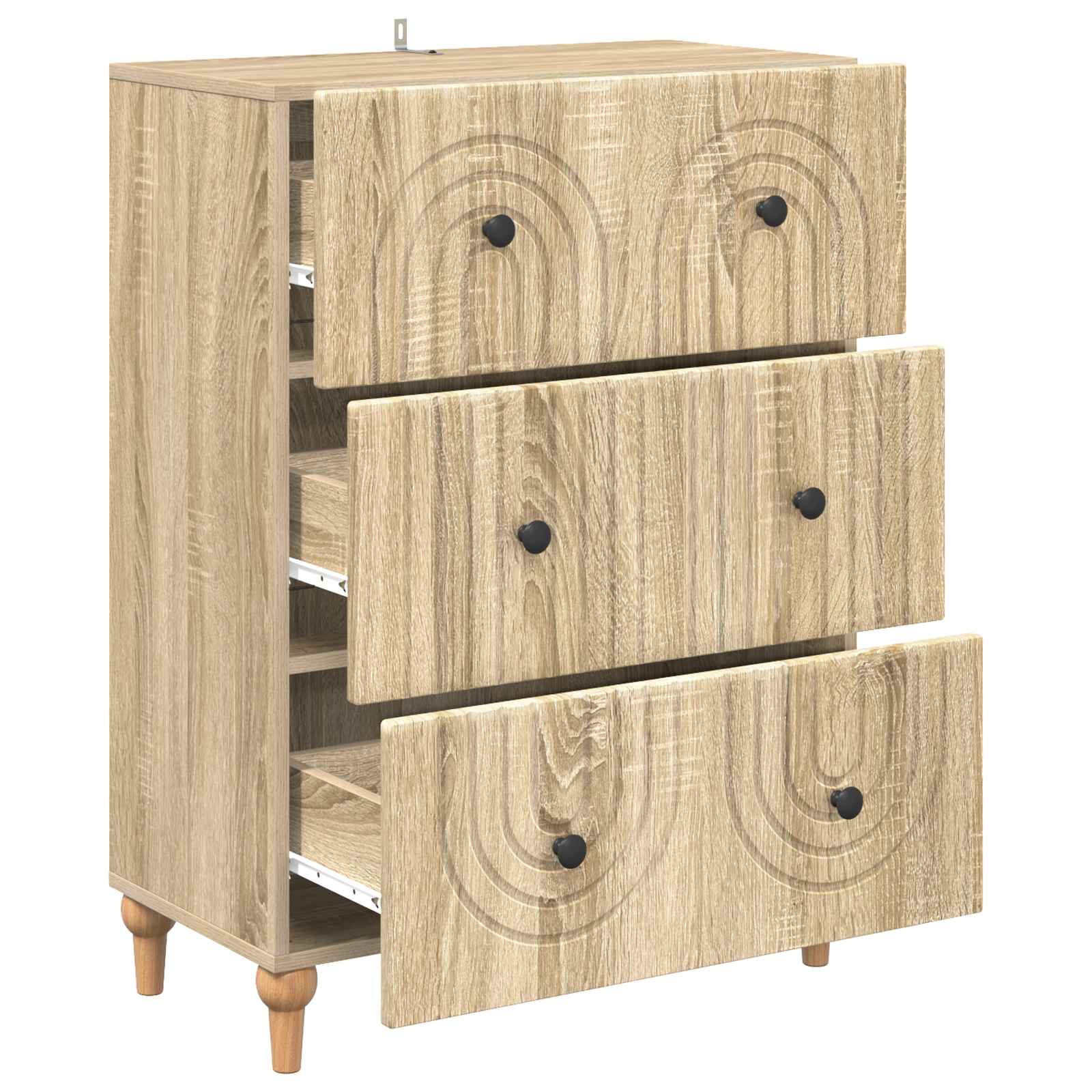 Ντουλάπι με Συρτάρια Sonoma Δρυς 66 x 34,5 x 90 εκ - Pakobazaar