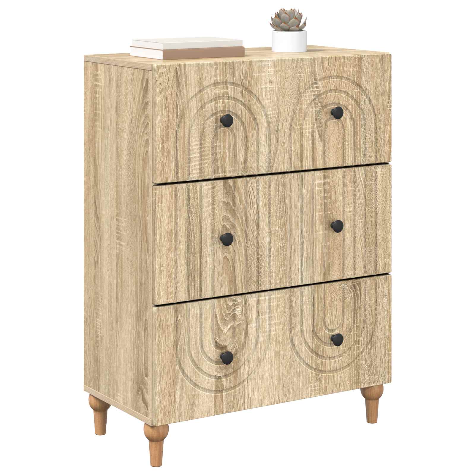 Ντουλάπι με Συρτάρια Sonoma Δρυς 66 x 34,5 x 90 εκ - Pakobazaar