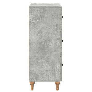 Ντουλάπι με Συρτάρια Γκρι Σκυροδέματος 66 x 34,5 x 90 εκ - Pakobazaar