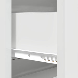 Ντουλάπι με Συρτάρια Γυαλιστερό Λευκό 66 x 34,5 x 90 εκ - Pakobazaar