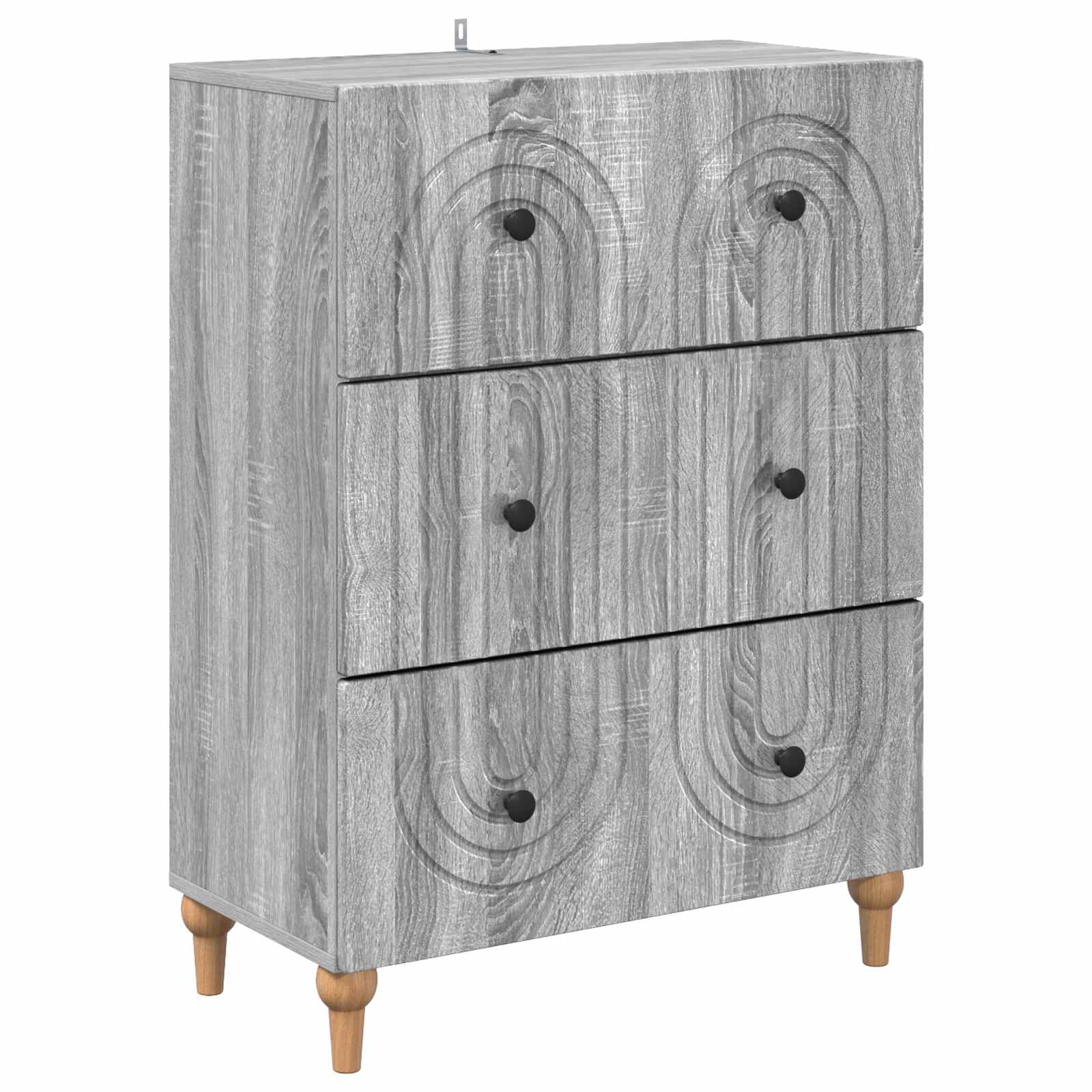 Ντουλάπι με Συρτάρια Γκρι Sonoma 66 x 34,5 x 90 εκ - Pakobazaar