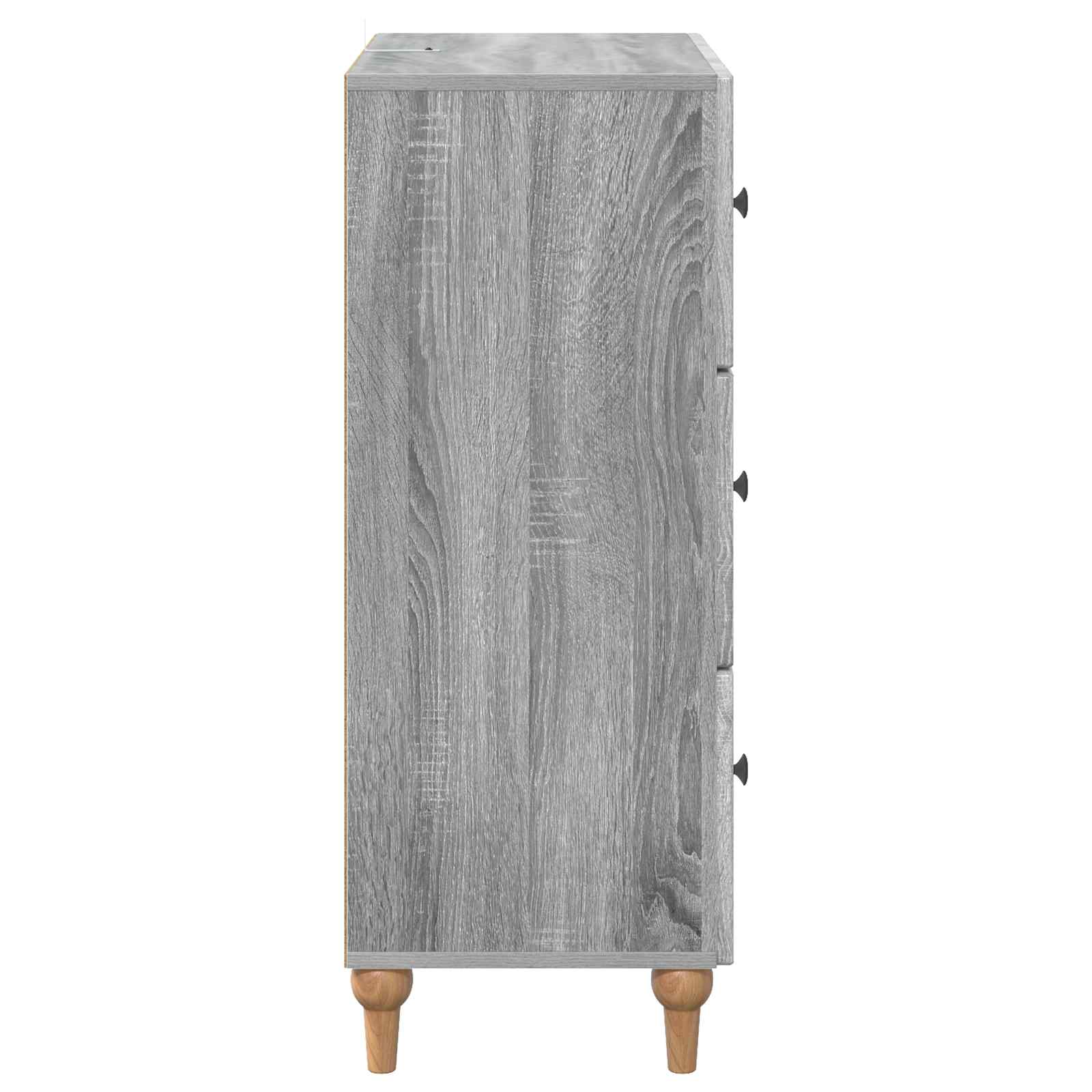 Ντουλάπι με Συρτάρια Γκρι Sonoma 66 x 34,5 x 90 εκ - Pakobazaar