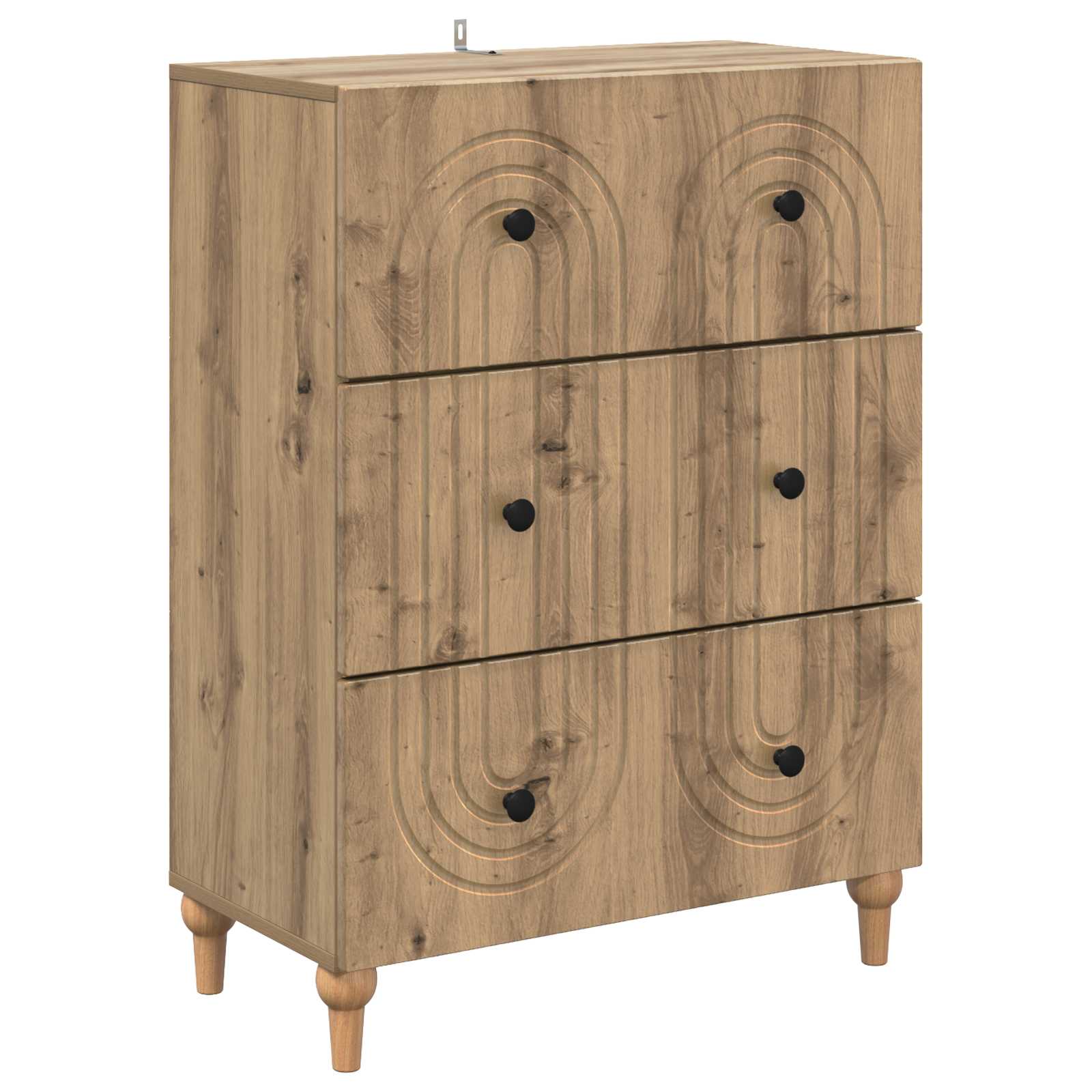 Ντουλάπι με Συρτάρια Artisan Δρυς 66 x 34,5 x 90 εκ - Pakobazaar