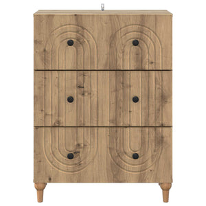 Ντουλάπι με Συρτάρια Artisan Δρυς 66 x 34,5 x 90 εκ - Pakobazaar