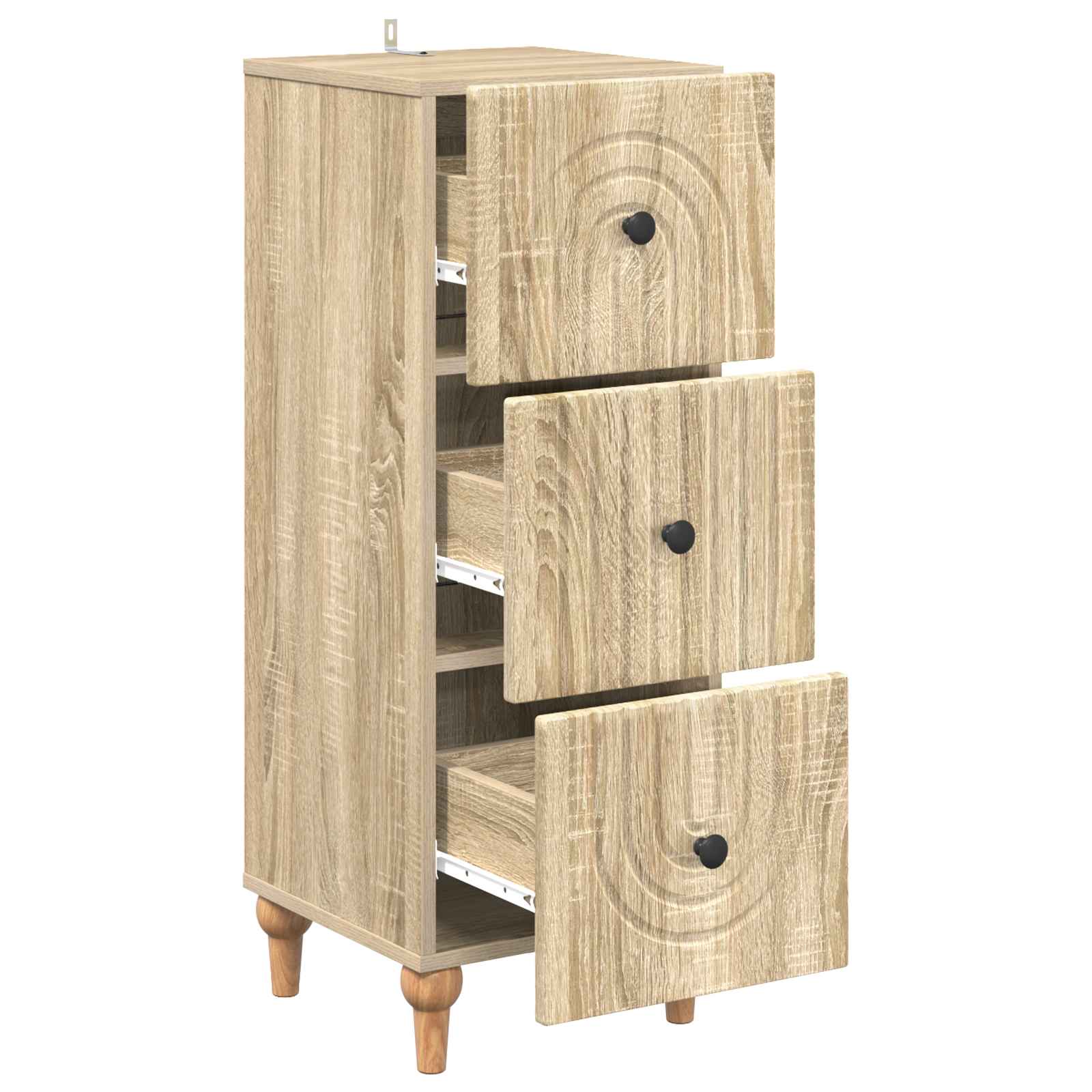 Ντουλάπι με Συρτάρια Sonoma Δρυς 33 x 34,5 x 90 εκ - Pakobazaar