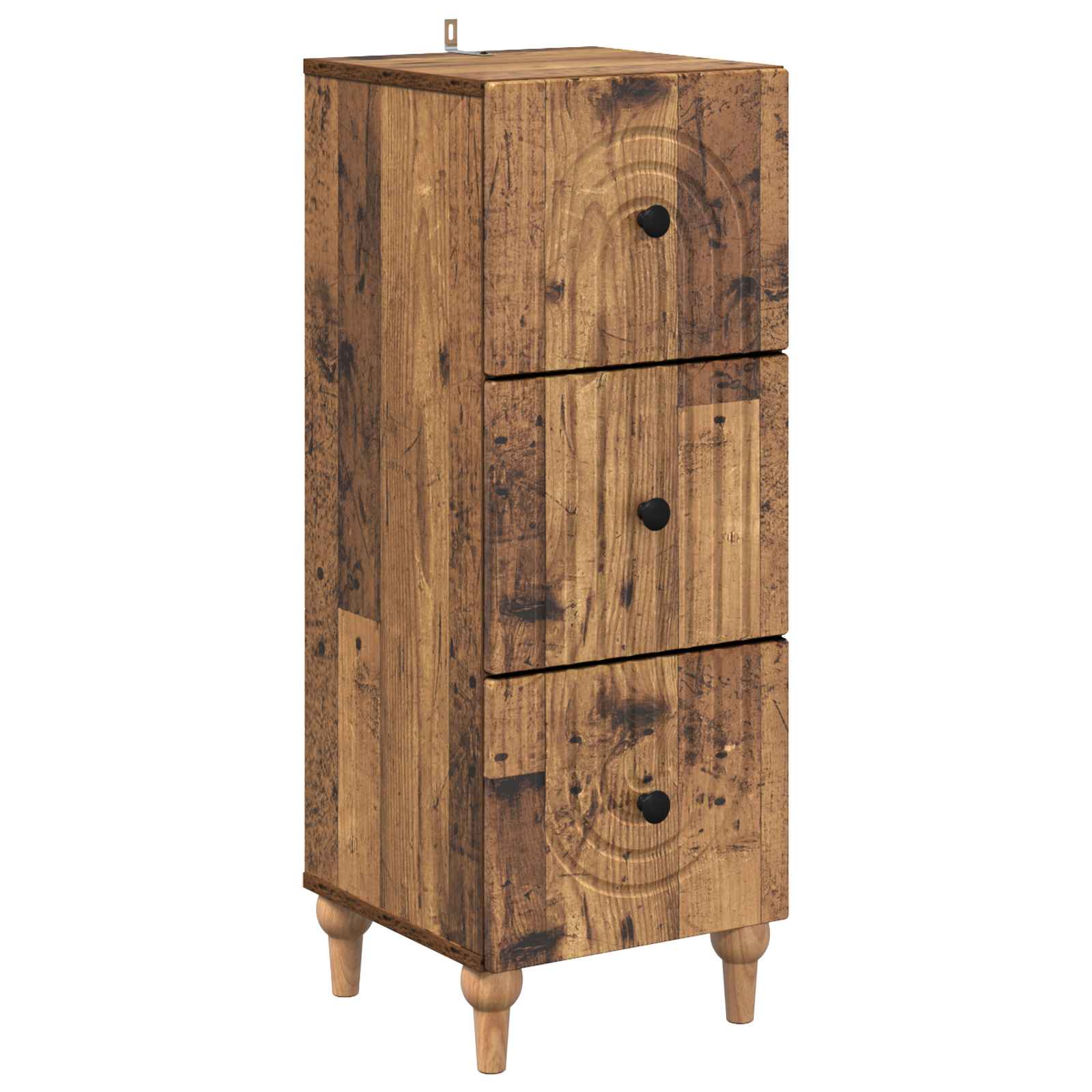 Ντουλάπι με Συρτάρια Παλαιωμένο ξύλο 33 x 34,5 x 90 εκ - Pakobazaar