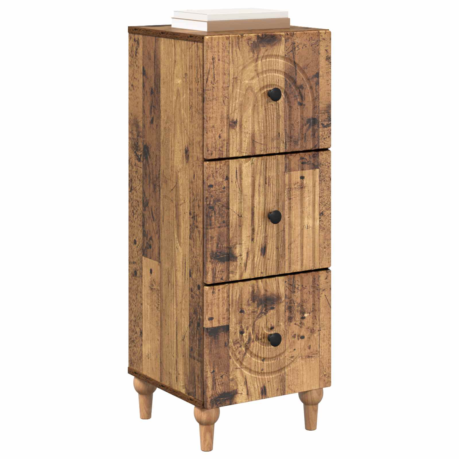 Ντουλάπι με Συρτάρια Παλαιωμένο ξύλο 33 x 34,5 x 90 εκ - Pakobazaar