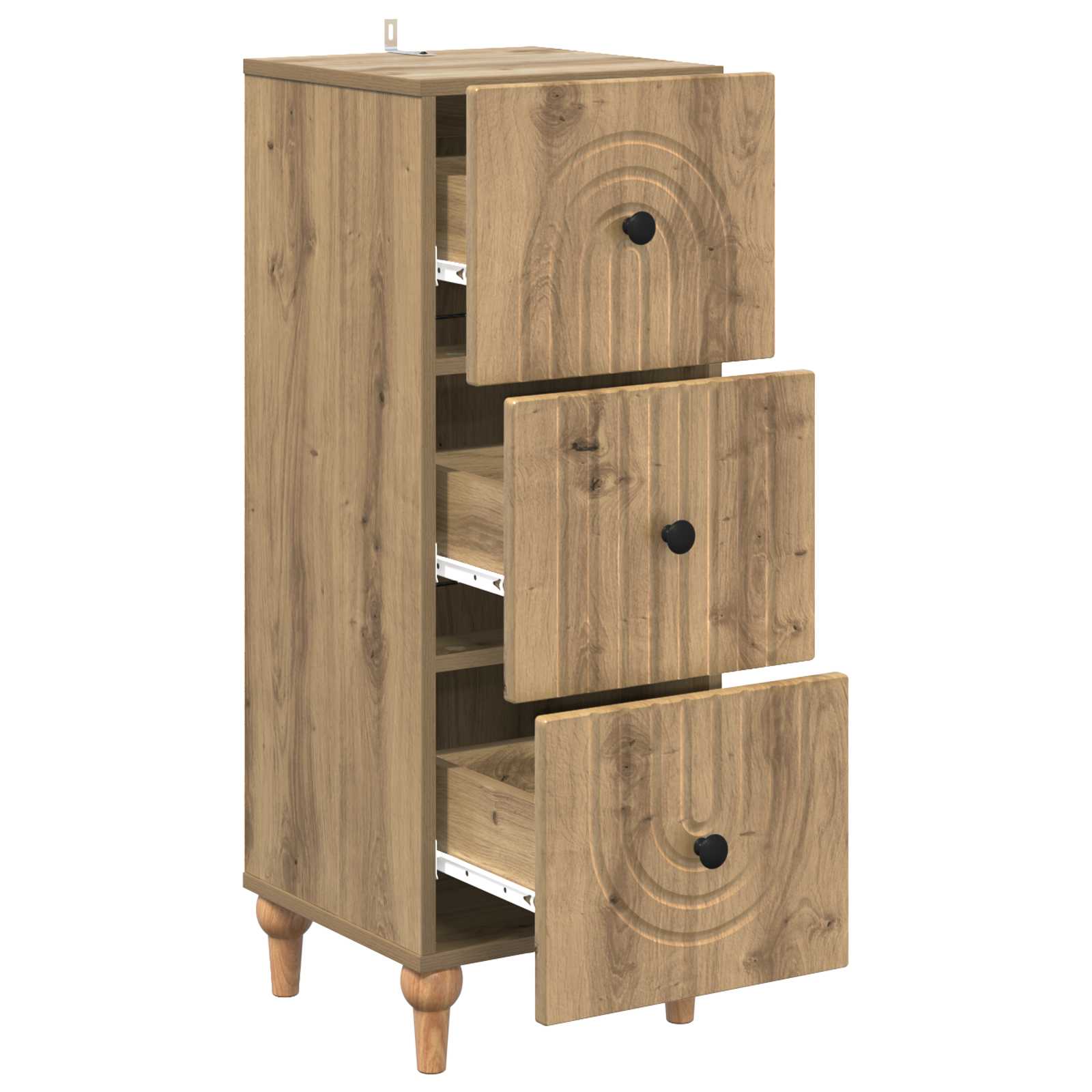 Ντουλάπι με Συρτάρια Artisan Δρυς 33 x 34,5 x 90 εκ - Pakobazaar