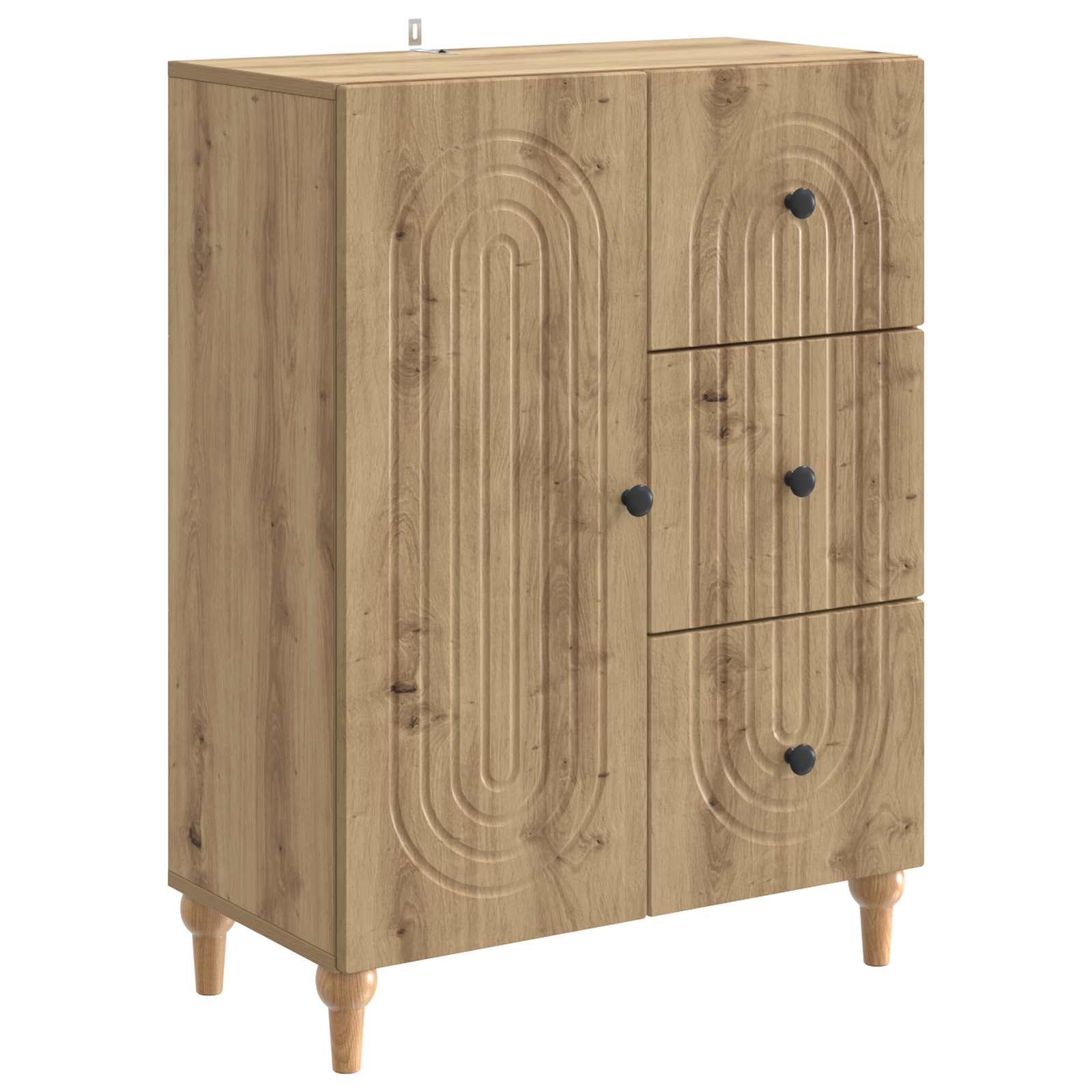 Πλαϊνό γραφείο με συρτάρι Artisan Δρυς 66 x 34,5 x 90 εκ - Pakobazaar