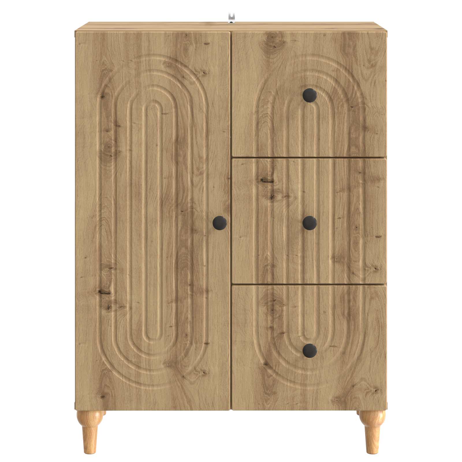 Πλαϊνό γραφείο με συρτάρι Artisan Δρυς 66 x 34,5 x 90 εκ - Pakobazaar