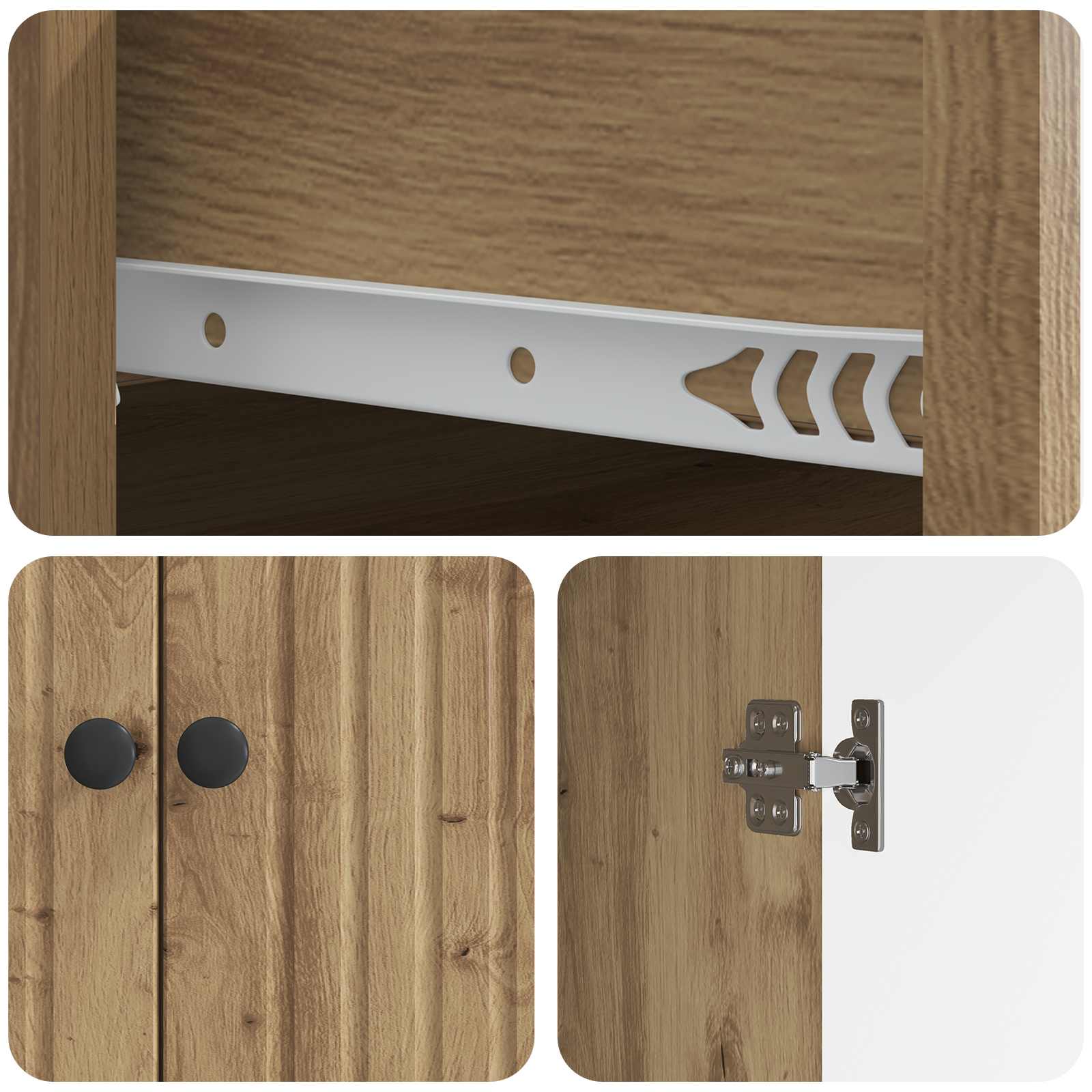 Πλαϊνό γραφείο με συρτάρι Artisan Δρυς 66 x 34,5 x 90 εκ - Pakobazaar