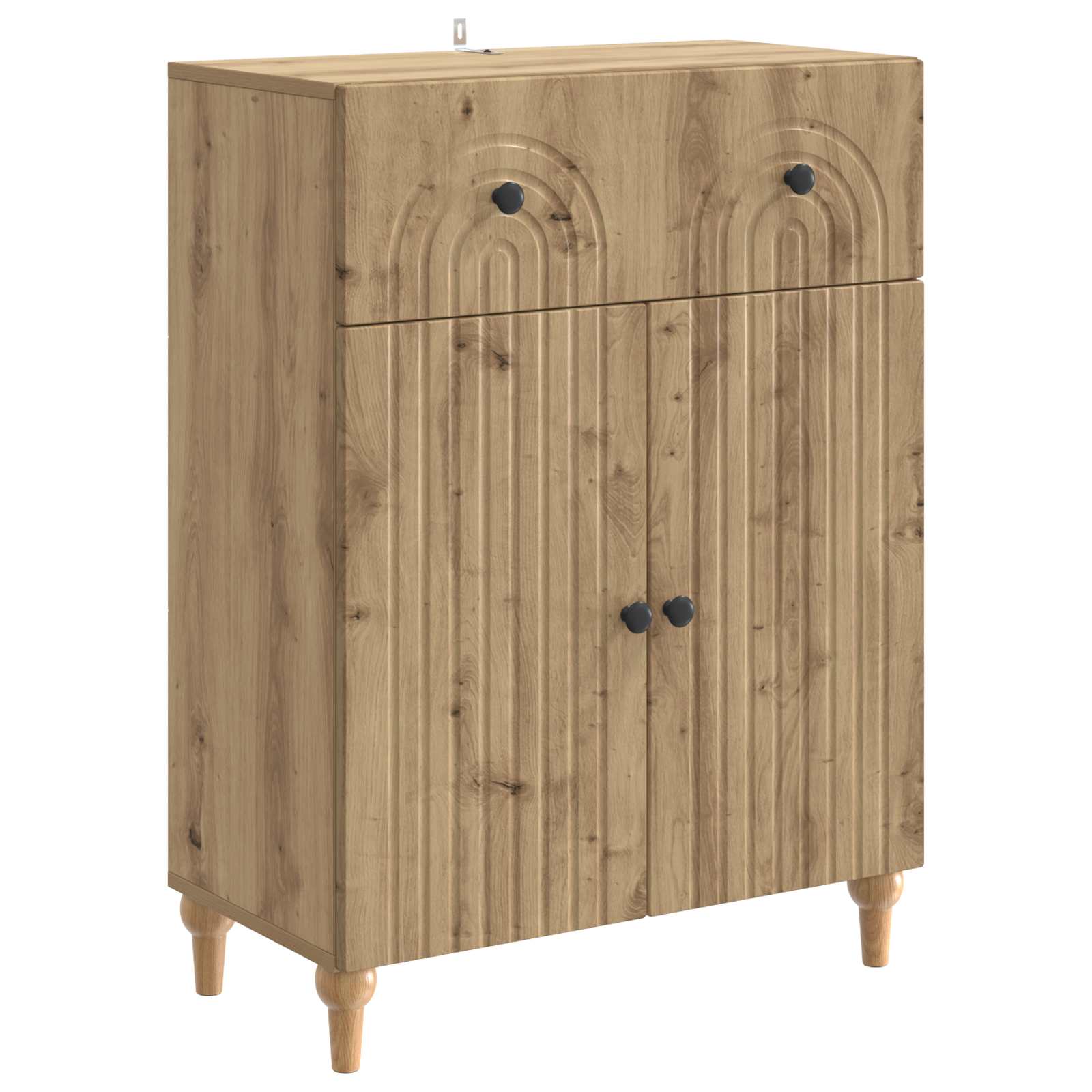 Πλαϊνό γραφείο με συρτάρι Artisan Δρυς 66 x 34,5 x 90 εκ - Pakobazaar