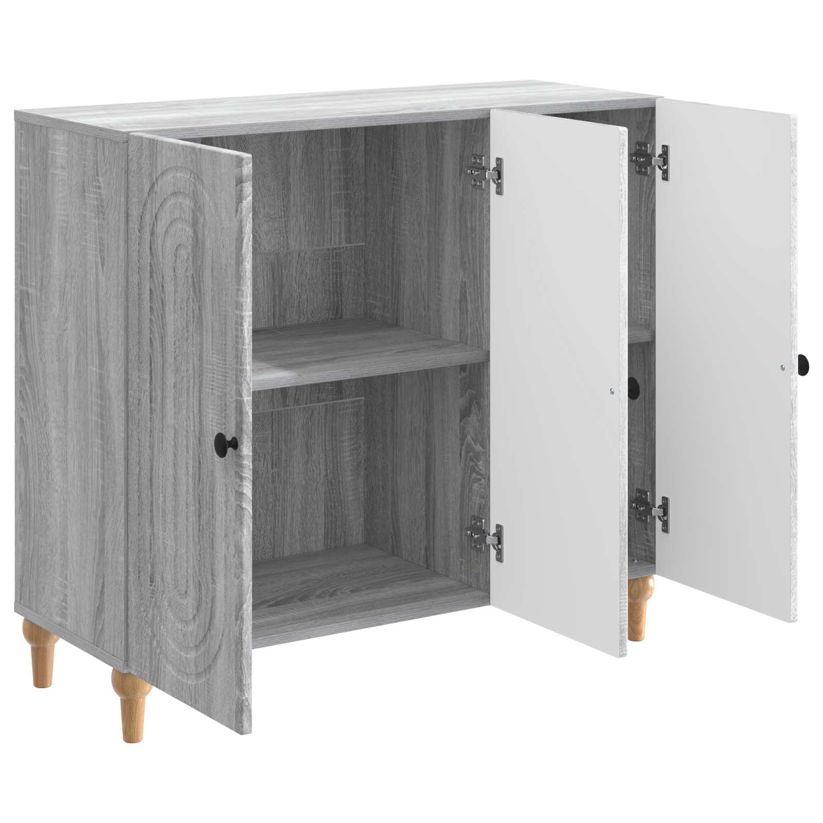Πλαϊνό γραφείο Γκρι Sonoma 89 x 34,5 x 80 εκ Επεξεργασμένο Ξύλο - Pakobazaar