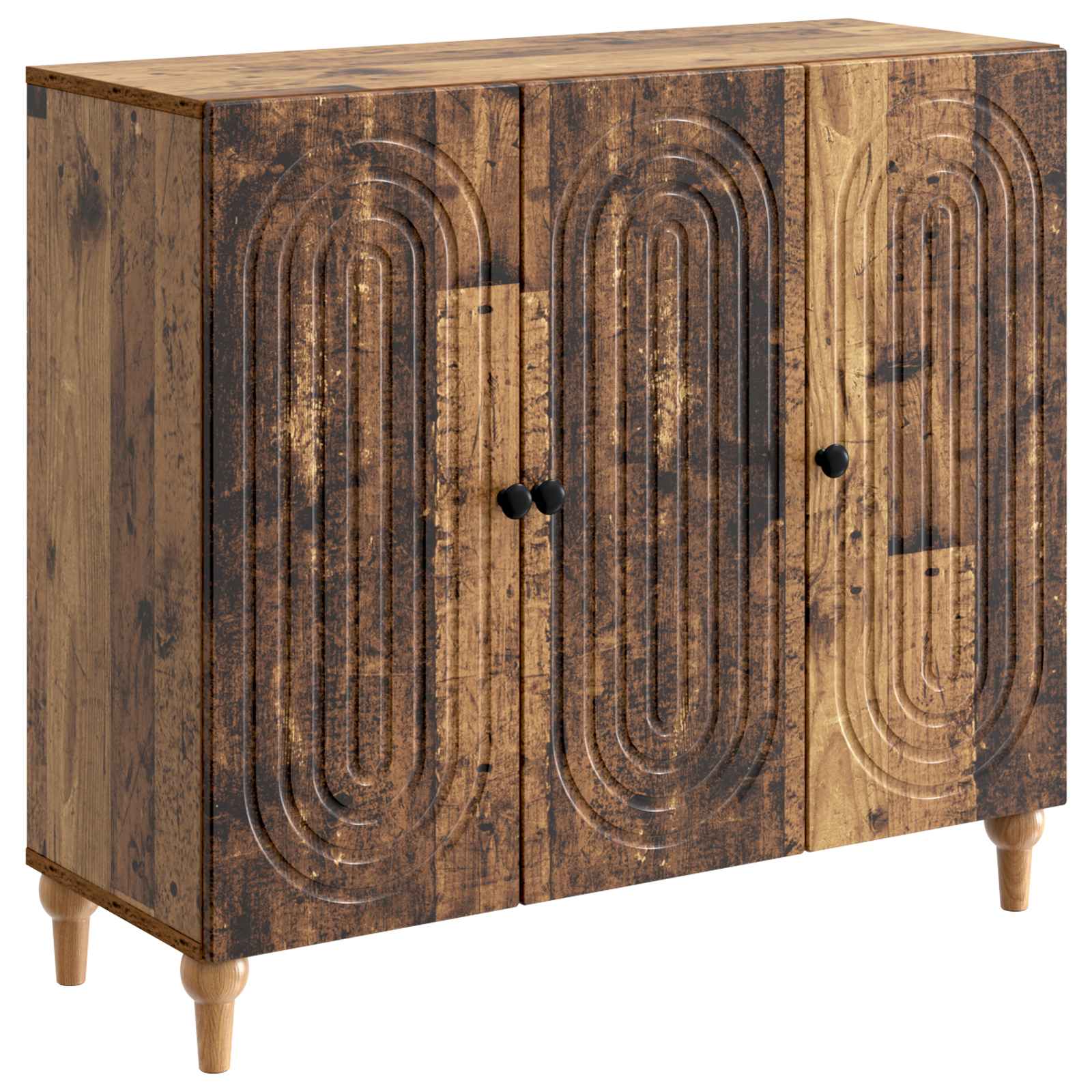 Πλαϊνό γραφείο Παλαιωμένο ξύλο 89 x 34,5 x 80 εκ - Pakobazaar