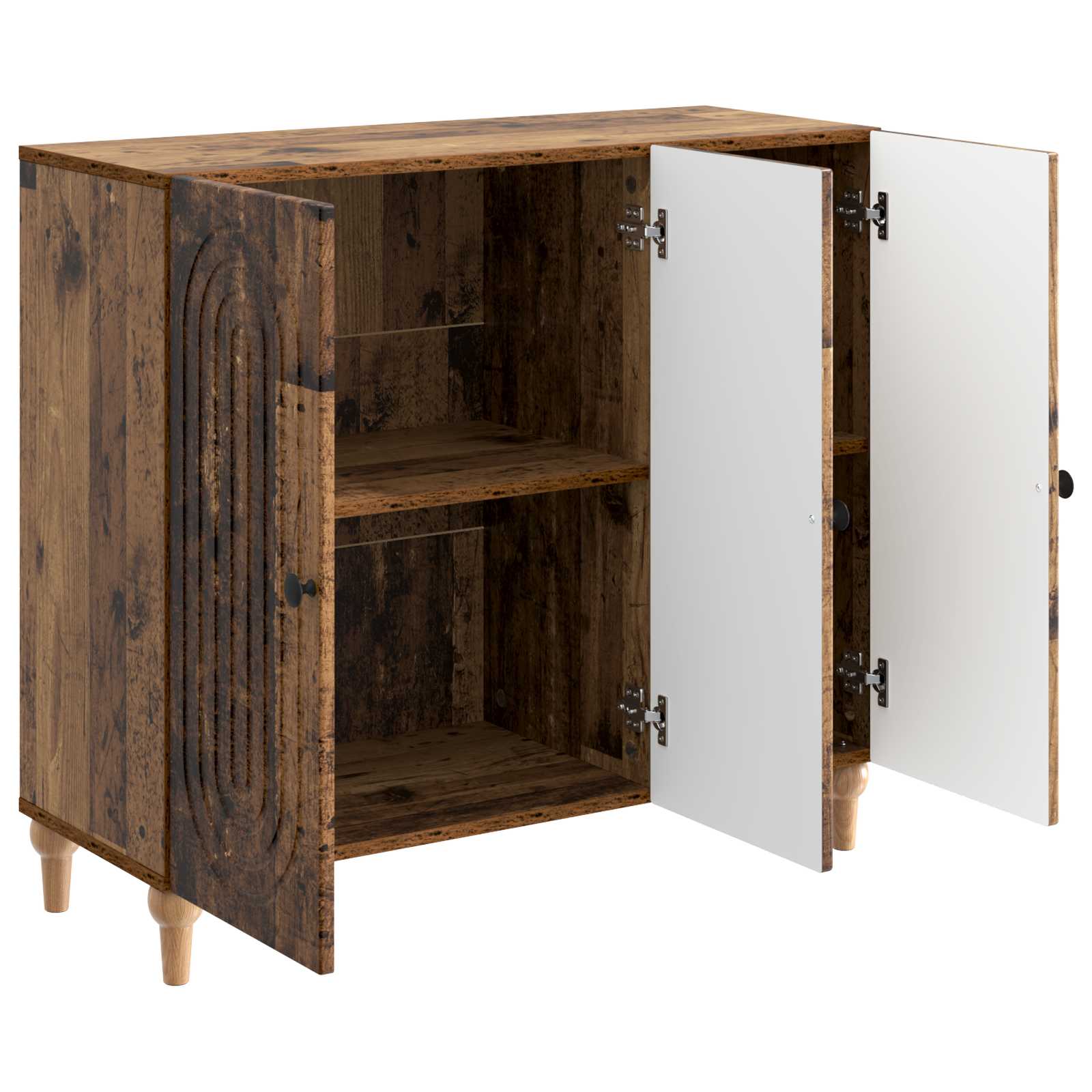 Πλαϊνό γραφείο Παλαιωμένο ξύλο 89 x 34,5 x 80 εκ - Pakobazaar