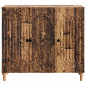 Πλαϊνό γραφείο Παλαιωμένο ξύλο 89 x 34,5 x 80 εκ - Pakobazaar