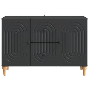 Ντουλάπι TV Μαύρο 89 x 34,5 x 60 εκ. Επεξεργασμένο Ξύλο - Pakobazaar