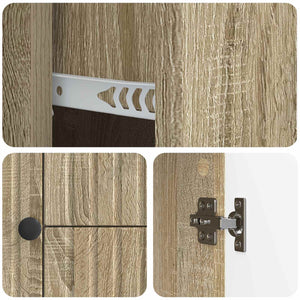 Ντουλάπι TV Sonoma Δρυς 89 x 34,5 x 60 εκ. Επεξεργασμένο Ξύλο - Pakobazaar