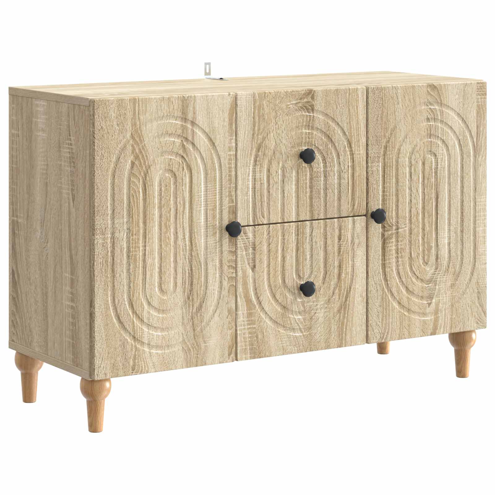Ντουλάπι TV Sonoma Δρυς 89 x 34,5 x 60 εκ. Επεξεργασμένο Ξύλο - Pakobazaar
