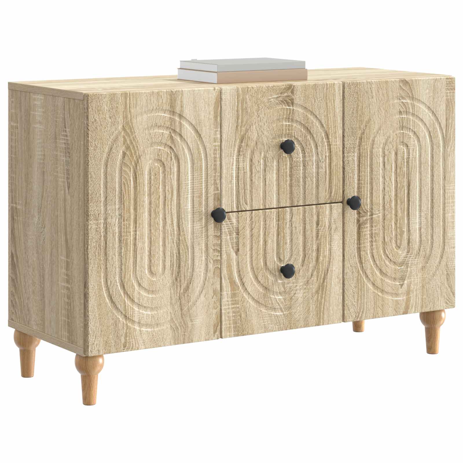 Ντουλάπι TV Sonoma Δρυς 89 x 34,5 x 60 εκ. Επεξεργασμένο Ξύλο - Pakobazaar