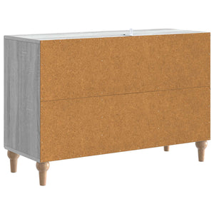 Ντουλάπι TV Γκρι Sonoma 89 x 34,5 x 60 εκ. Επεξεργασμένο Ξύλο - Pakobazaar