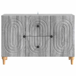 Ντουλάπι TV Γκρι Sonoma 89 x 34,5 x 60 εκ. Επεξεργασμένο Ξύλο - Pakobazaar