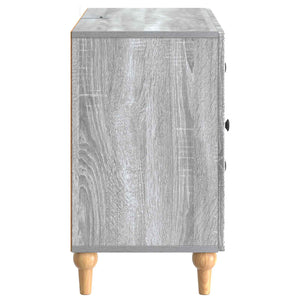 Ντουλάπι TV Γκρι Sonoma 89 x 34,5 x 60 εκ. Επεξεργασμένο Ξύλο - Pakobazaar