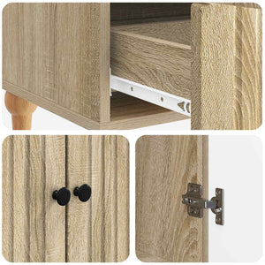 Πλαϊνό γραφείο με συρτάρι Sonoma Δρυς 66 x 34,5 x 95 εκ. - Pakobazaar